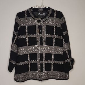 Bugatelli Wool/Fur Button front Cardigan/Jacket